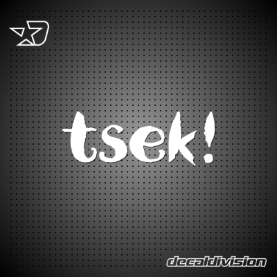 Tsek Sticker